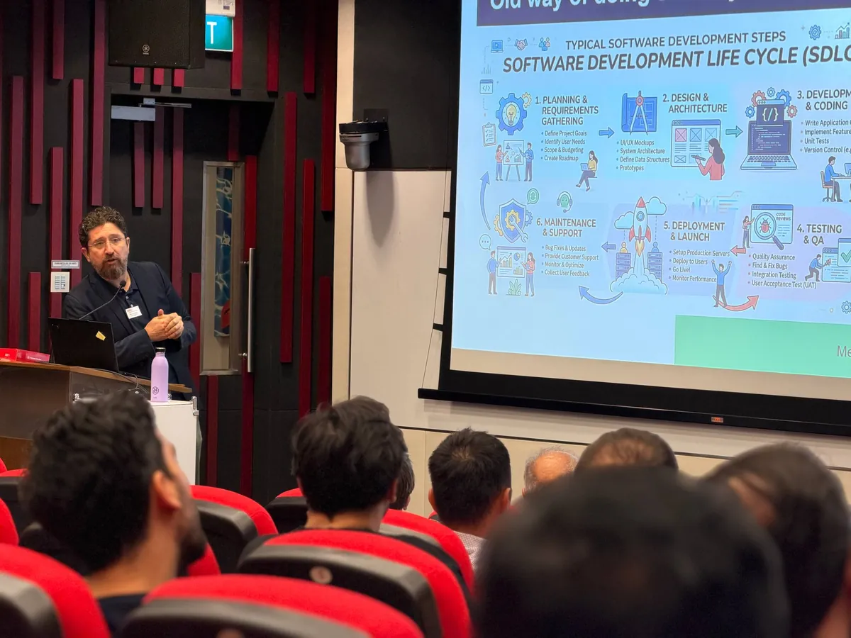 The industry talk: the software development life cycle, old way and new